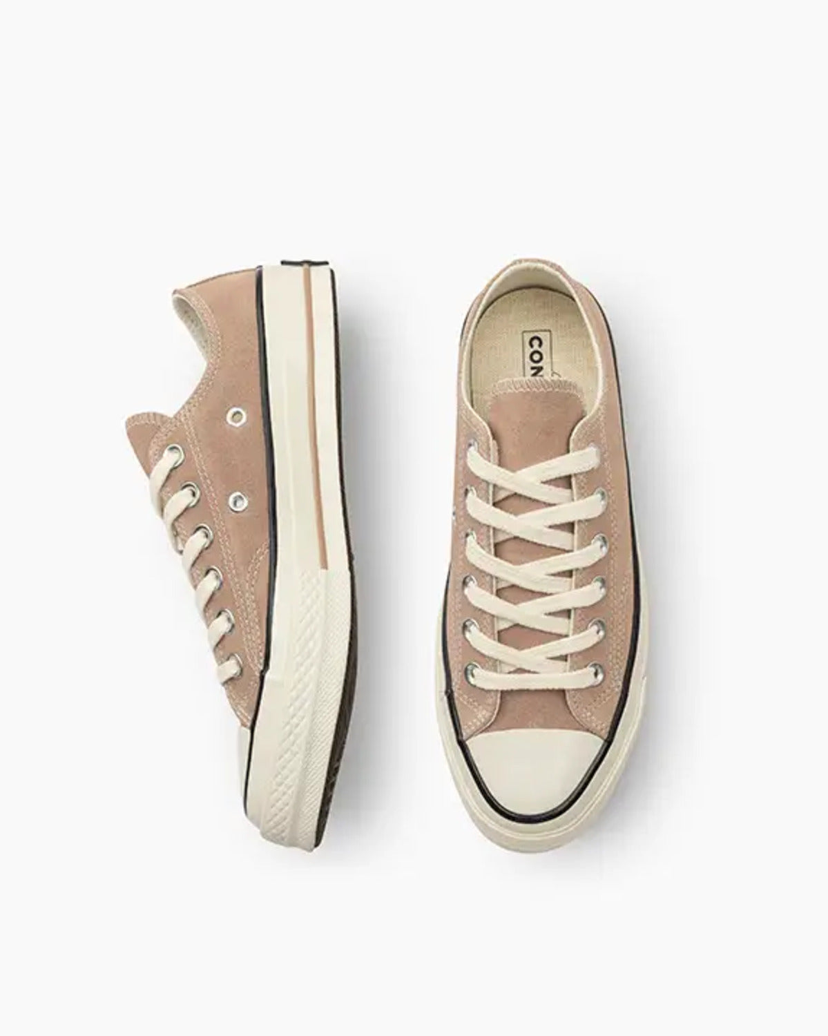 Tênis Converse Chuck 70 Seasonal Suede Cano Baixo Bege