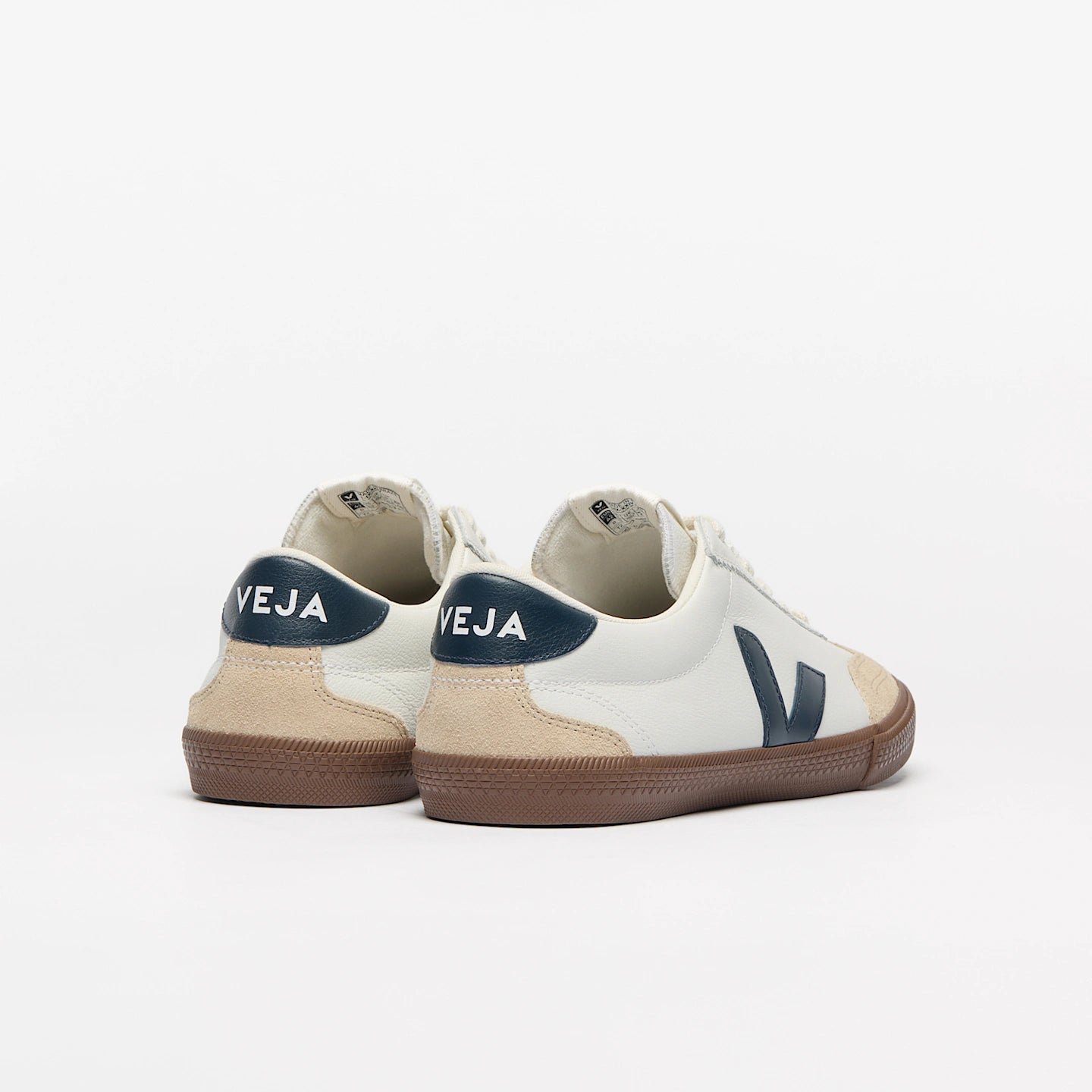 Tênis Veja Volley O.T Leather White Nautico Bark