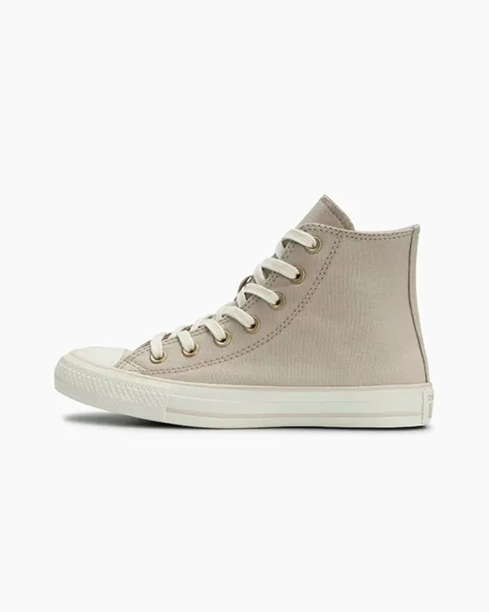 Tênis Converse Chuck Taylor Summer Metals Mid Bege