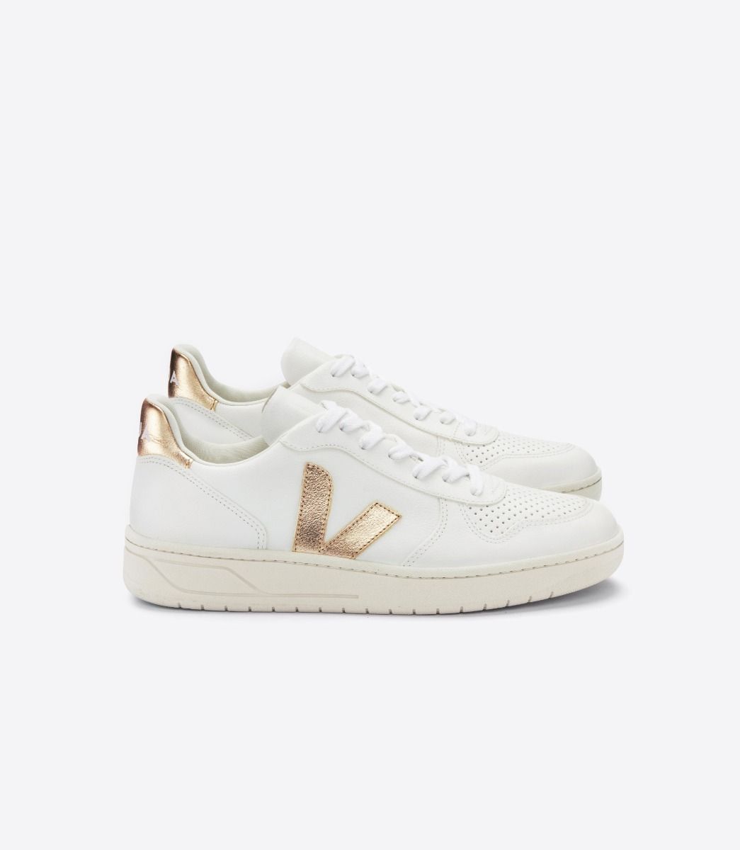 TENIS VEJA V-10 CHFREE EXTRA WHITE PLATINE