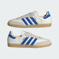 Tênis Adidas Samba OG Cloud White Blue Gum
