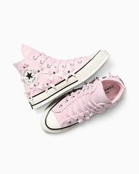 Tênis Converse Chuck 70 Bow Studded Cano Alto Rosa