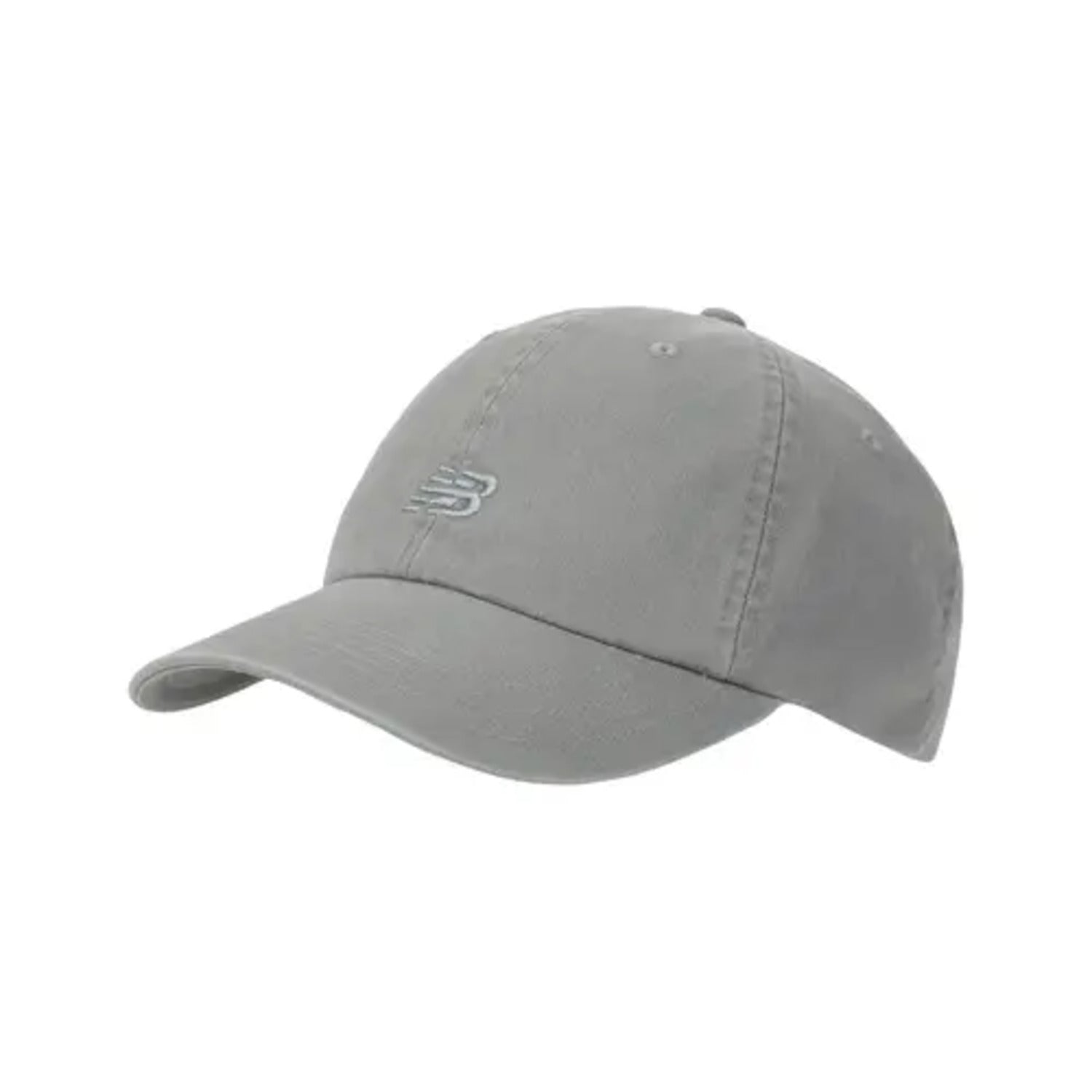 Boné New Balance 6 Panel Classic V 2.0 Cinza Claro