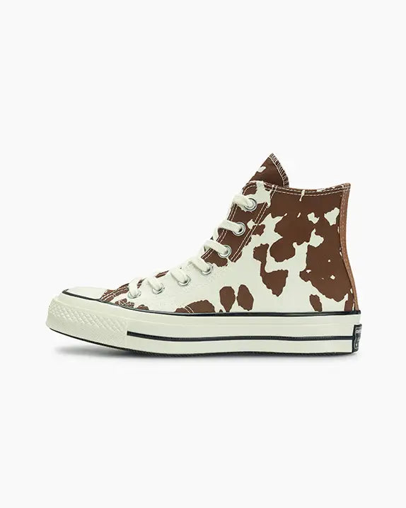 Chuck 70 Cow Print Cano Alto Marrom