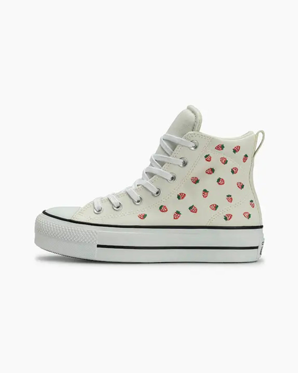 Tênis Converse Chuck Taylor Padded Lift Strawberries Bege