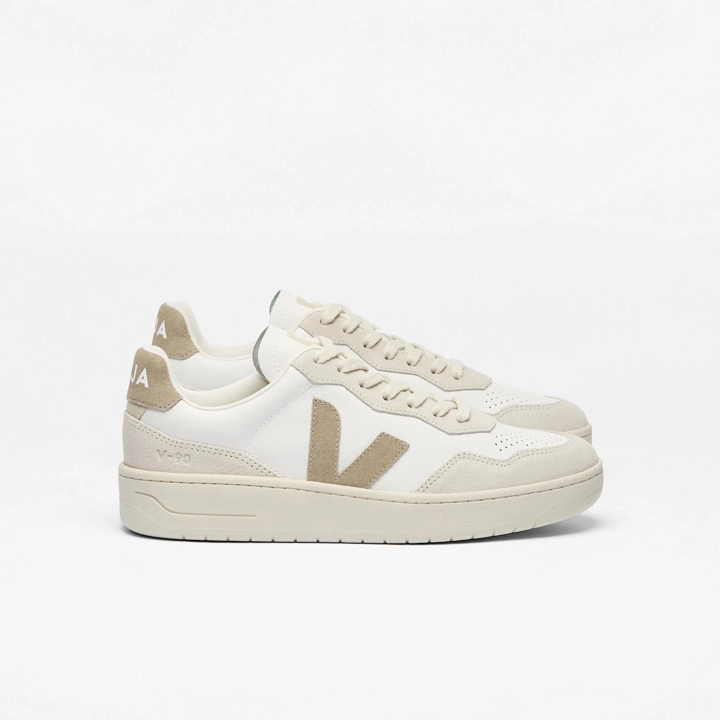 Tênis Veja V-90 O.T Leather White Taupe