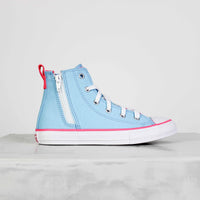Tênis Converse Chuck Taylor All Star Side Zip Azul Claro