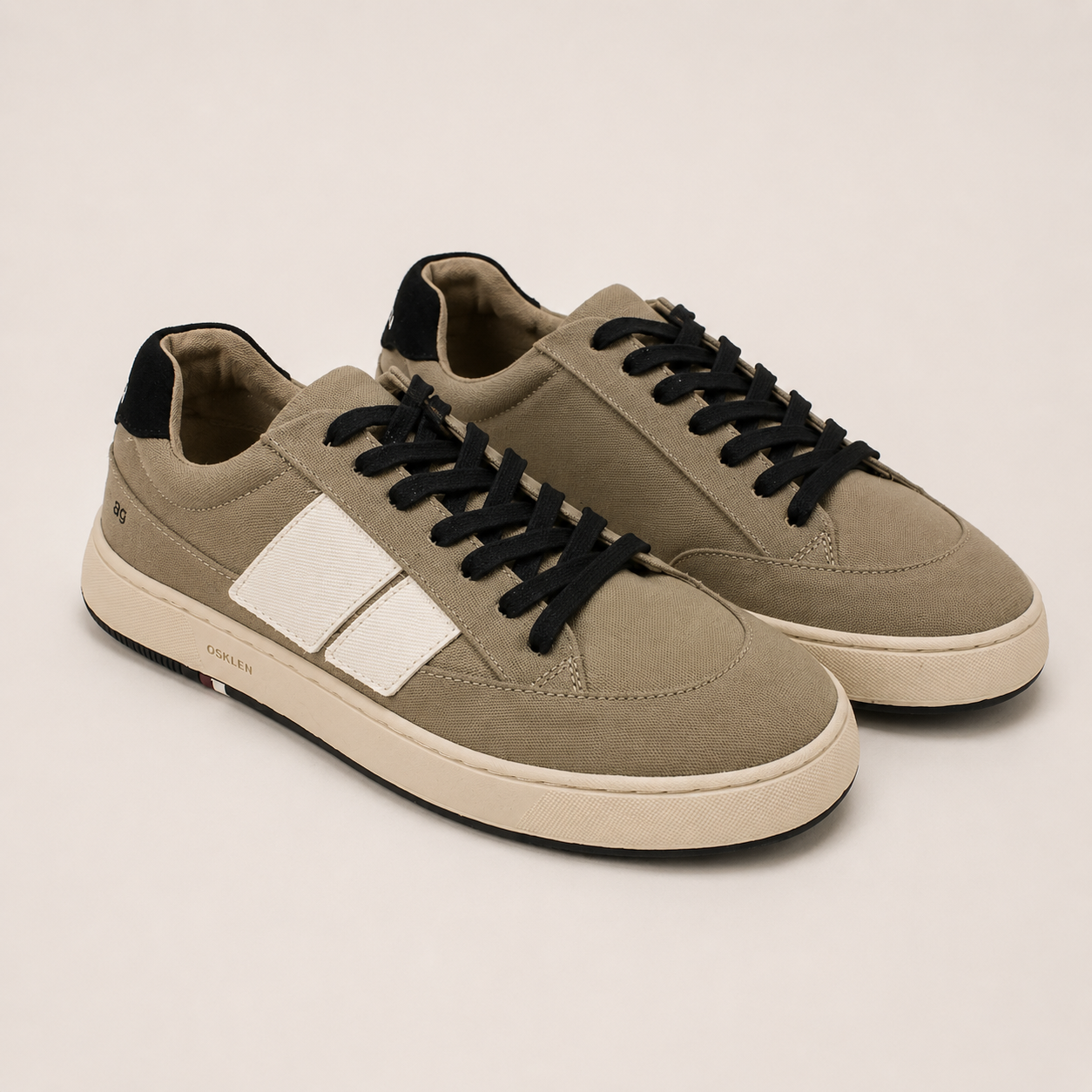 Tênis Osklen Canvas AG Sneaker Caqui