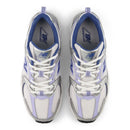 Tênis Nb 530 Unisex Prata Roxo e Azul