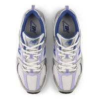 Tênis Nb 530 Unisex Prata Roxo e Azul