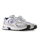 Tênis Nb 530 Unisex Prata Roxo e Azul