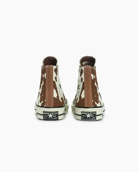 Chuck 70 Cow Print Cano Alto Marrom