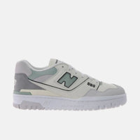 Tênis Feminino New Balance 550 Cinza e Verde Menta