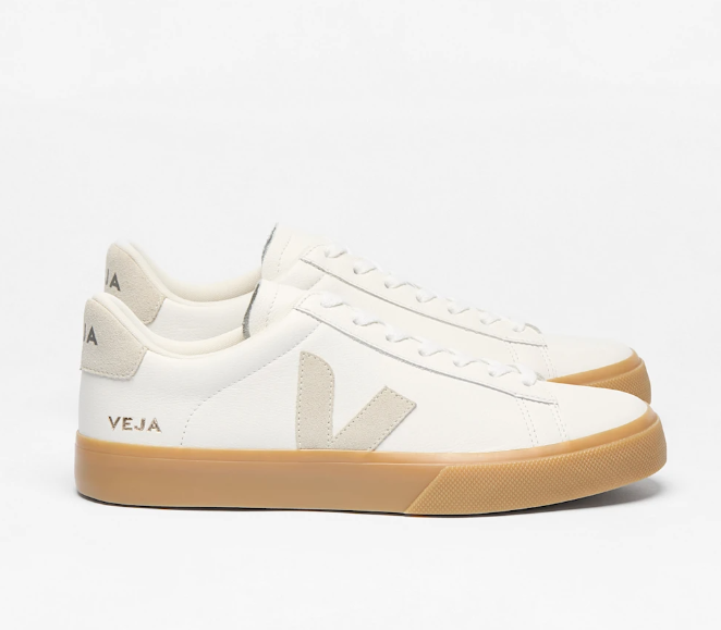 Tênis Veja Campo Leather Extra White Natural Nat