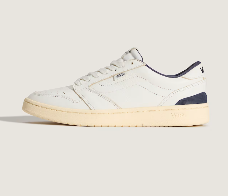 Tenis Vans Court Low White Navy