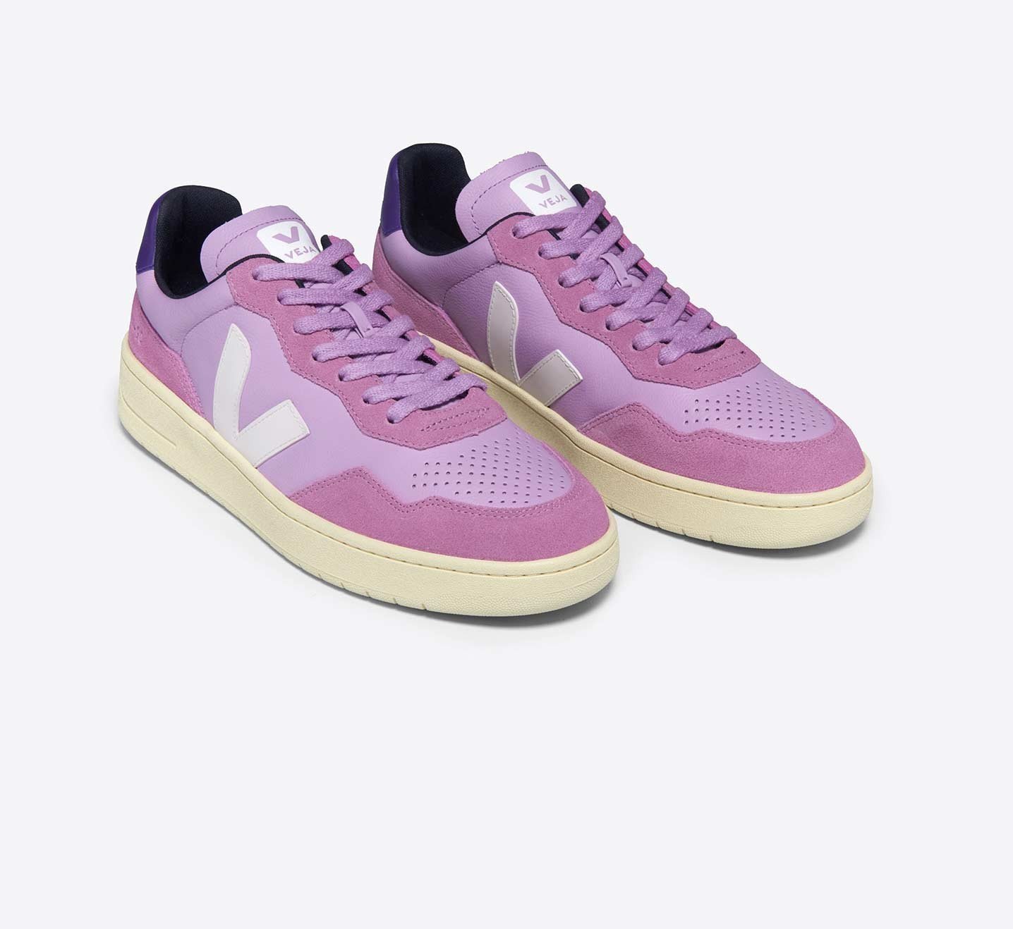 Tênis Veja V-90 O.T Leather Orchid White