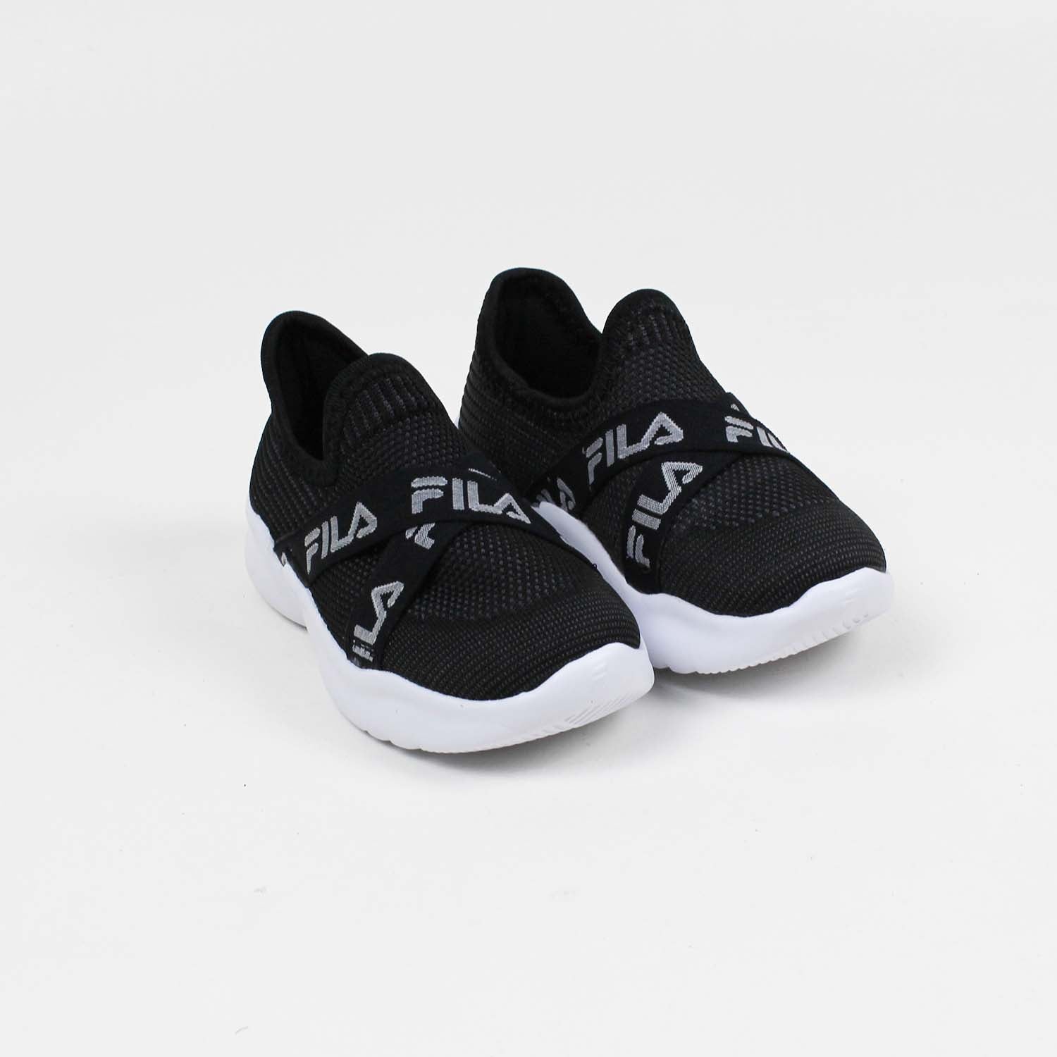 Tênis Fila Play Baby Preto e Branco
