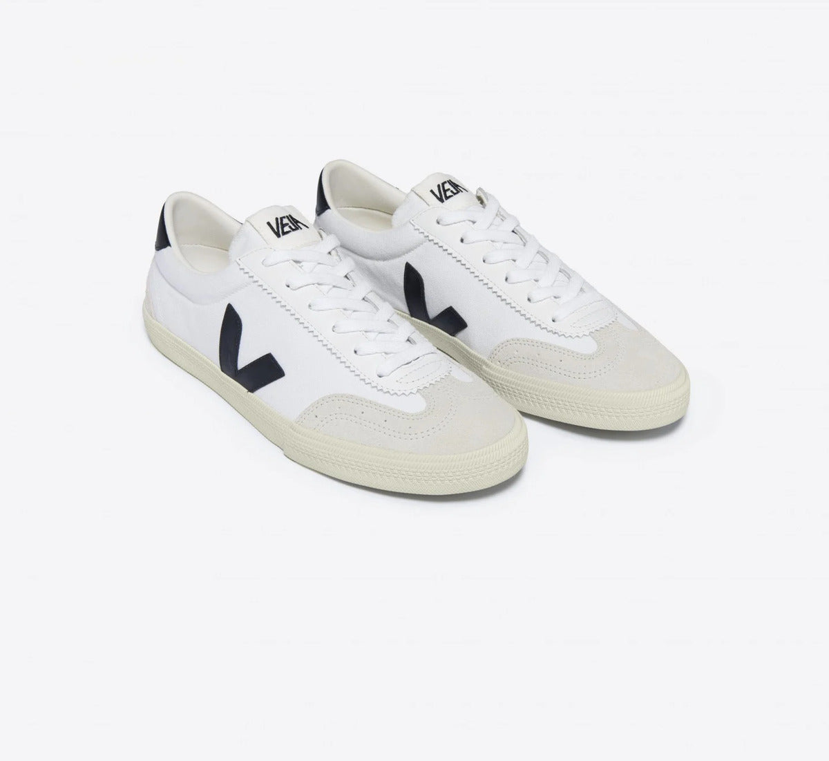 Tênis Veja Volley Canvas White Black