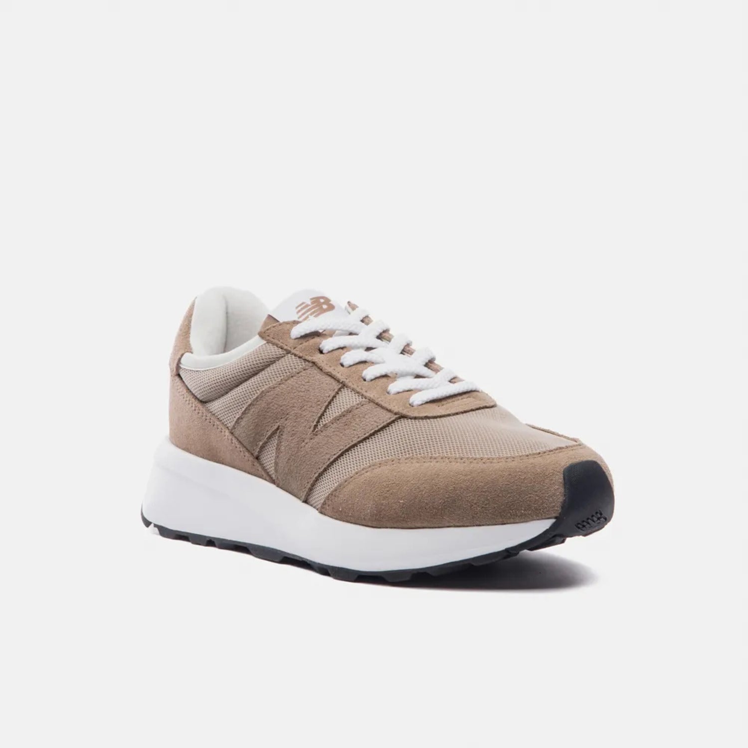 Tênis New Balance 370v1 Marrom Branco Off