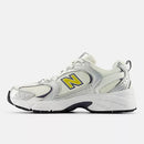 Tênis Nb 530 Unisex Branco Prata Amarelo