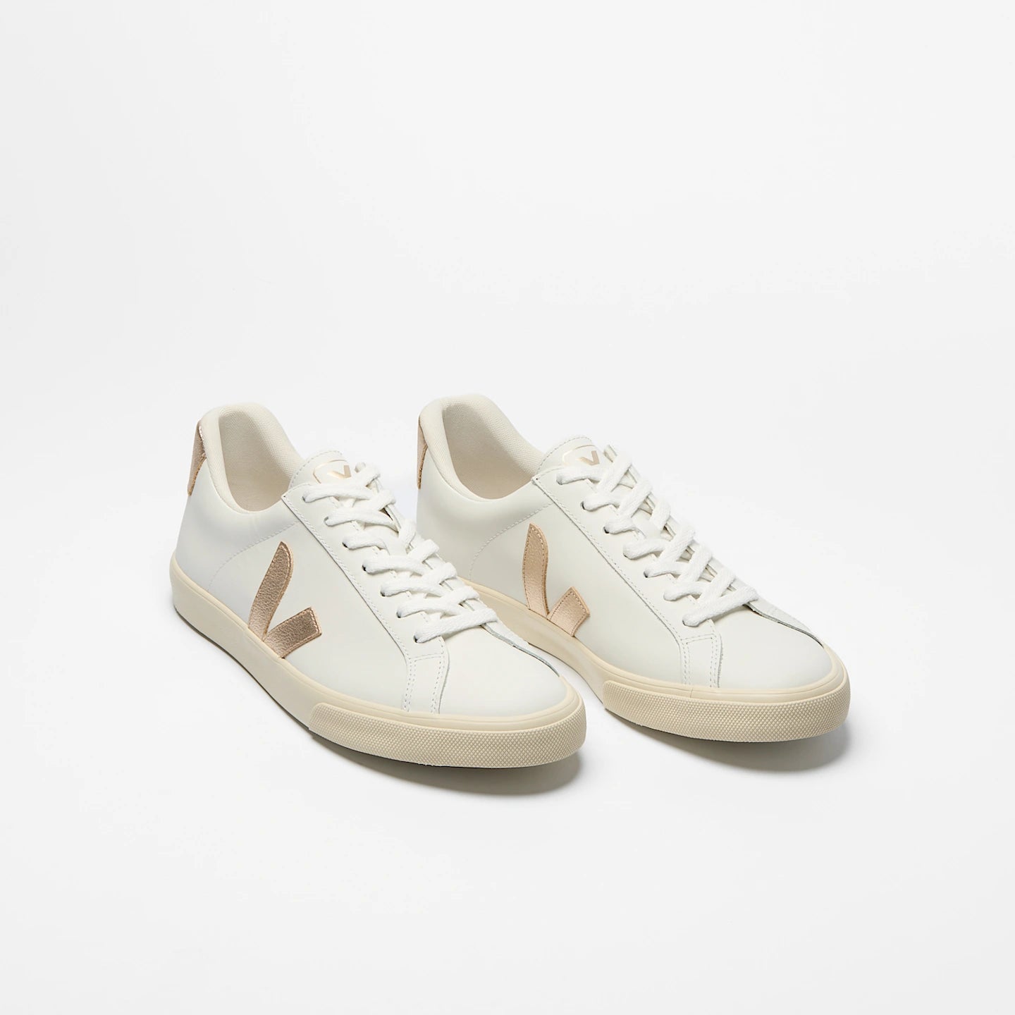 Tênis Veja Esplar Logo Leather White Platine
