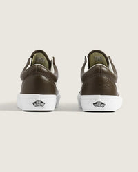 Tenis Vans Old Skool Leather Brown True White