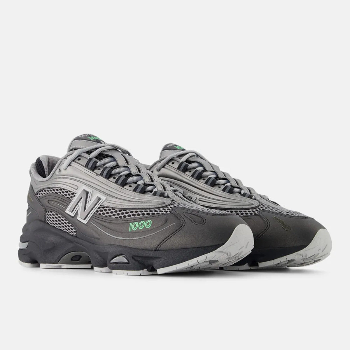 Tênis New Balance 1000 Preto Verde Claro