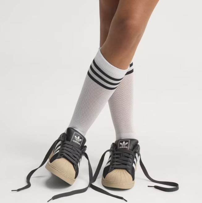 Tênis Adidas Superstar II  Core Black Core White Khaki Tree
