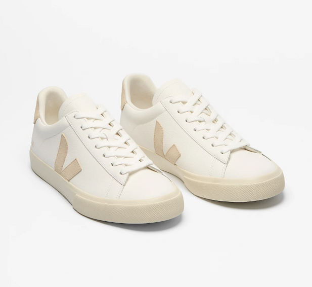 Tênis Veja Campo Leather Extra White Almond