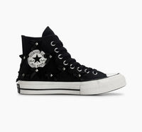 Tênis Converse Chuck 70 Bow Studded Cano Alto Preto