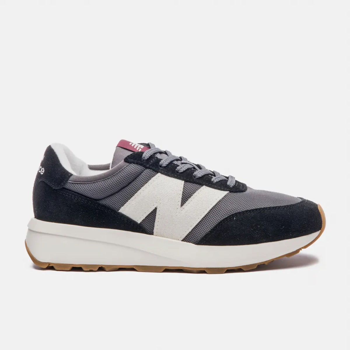 Tênis New Balance 370v1 Unisex Preto Bege