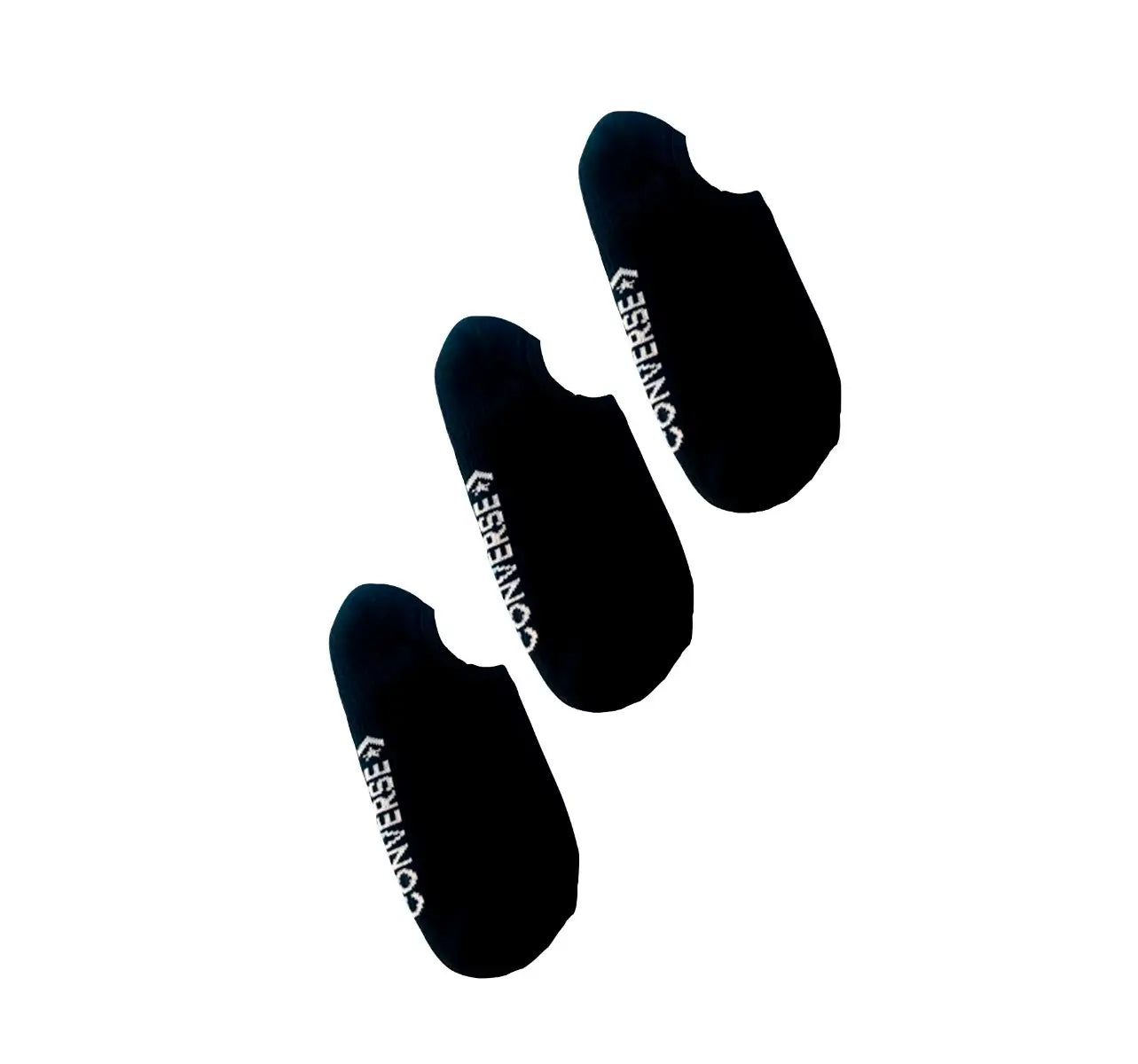Meia Invisível Cano Baixo Star Chevron Preta (3 Pares)