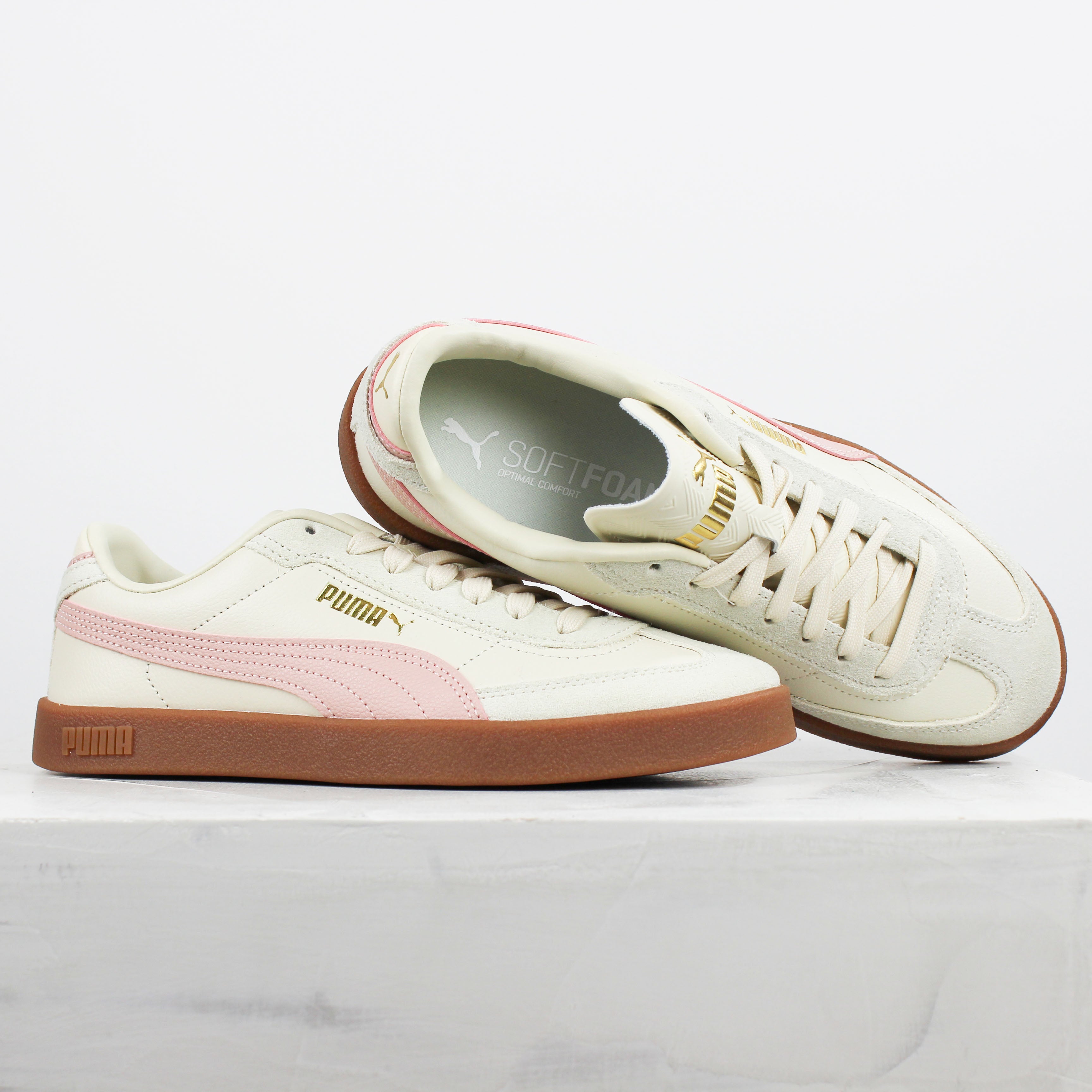 Tênis Puma Club II Era WNS Alpine Snow/Rose Quartz