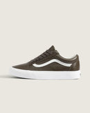 Tenis Vans Old Skool Leather Brown True White