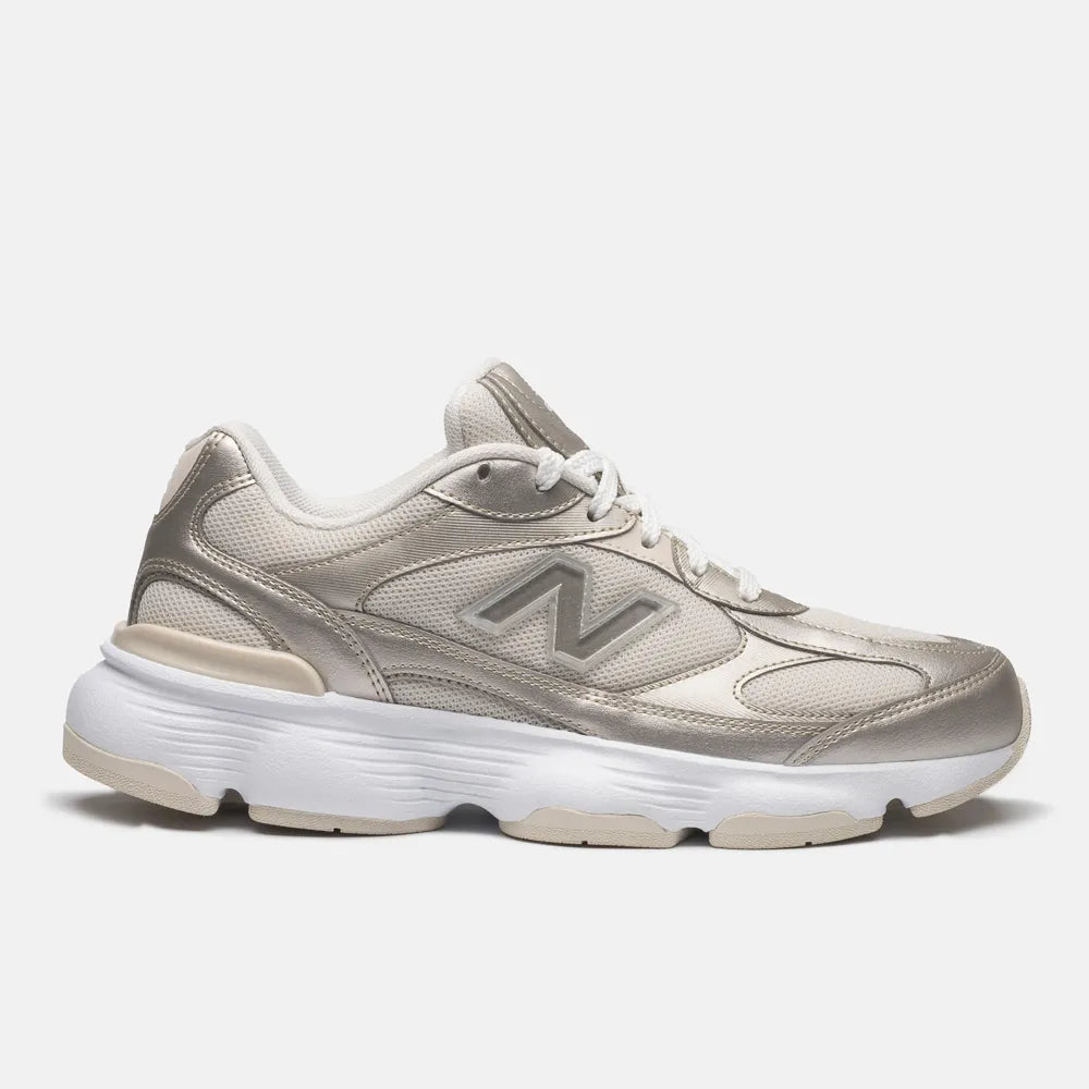 Tenis Nb 603 Unisex Bege Ouro