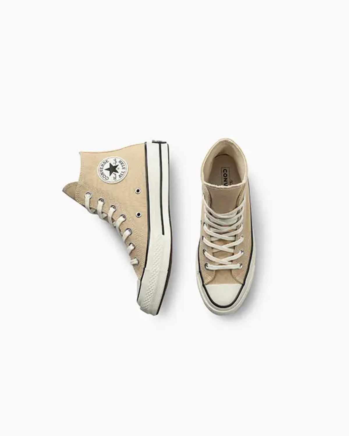 Tênis Chuck 70 Seasonal Colors Cano Alto Bege