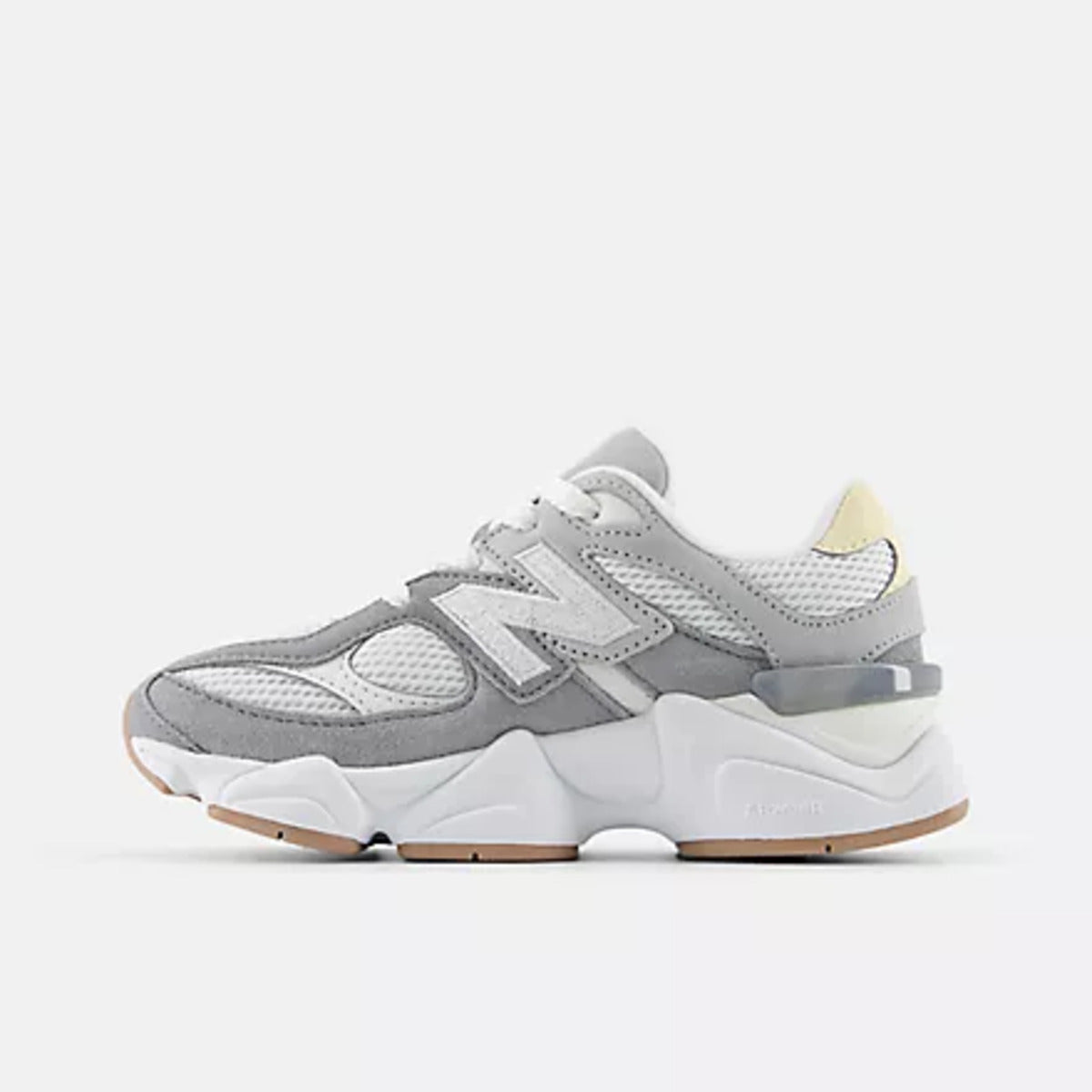 Tênis New Balance 9060 Infantil Cinza Branco Off