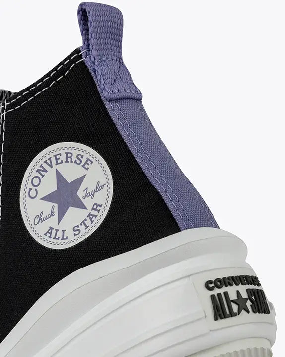 Tênis Converse Chuck Taylor All Star Move Preto Lua Roxa