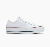 Tênis Converse Chuck Taylor All Star Lift Canvas Cano Baixo Branco