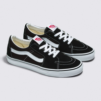 Tênis Vans Sk8-Low Couro Black True White