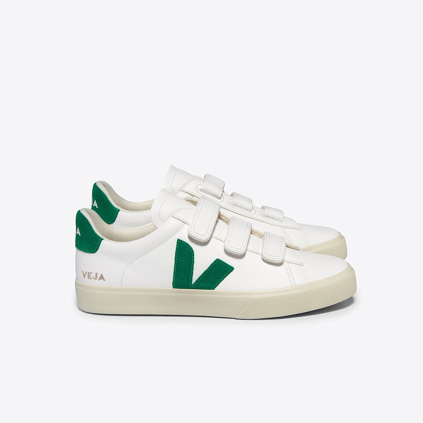 Tênis Veja Recife Logo Chromefree Leather Ex White Emeraude