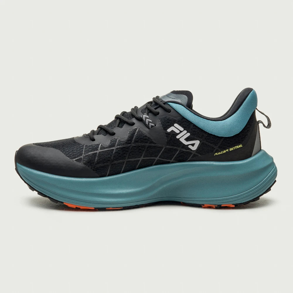 Tenis Fila Racer Skytrail Masculino Preto Azul Petroleo