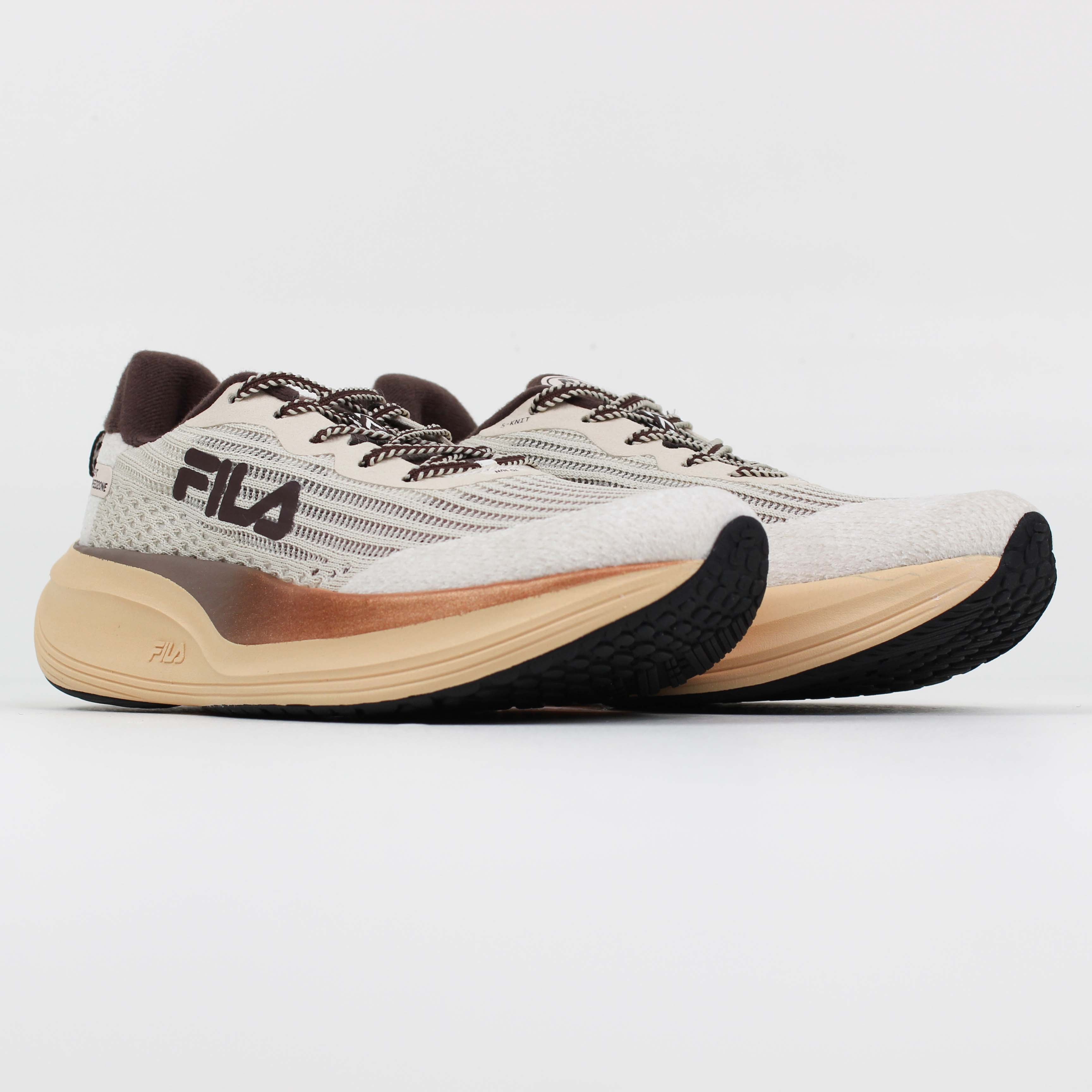 Tenis Fila  Racer Speedzone Se Feminino  Bege Marrom