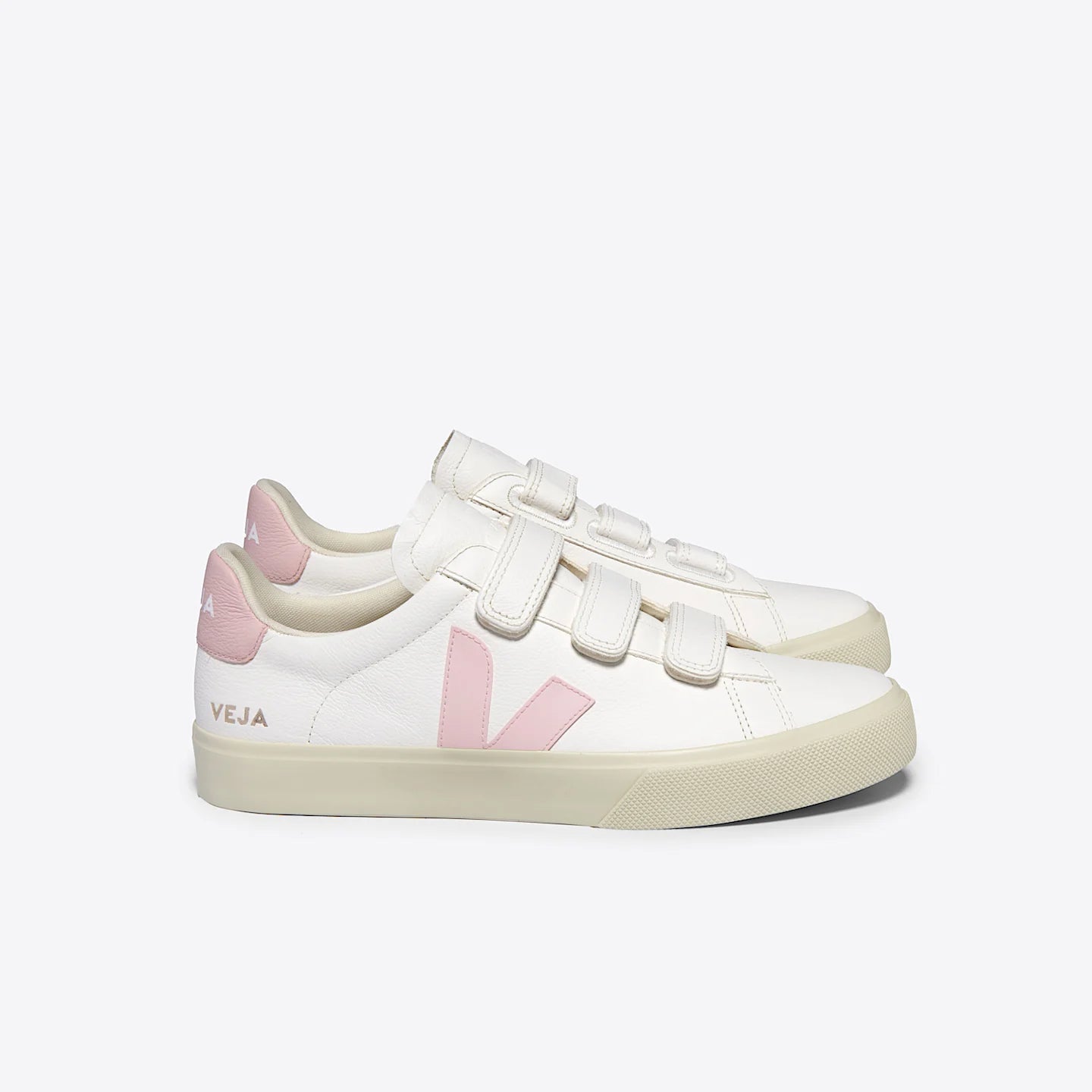 Tênis Veja Recife Logo Chromefree Leather Extra White Petale