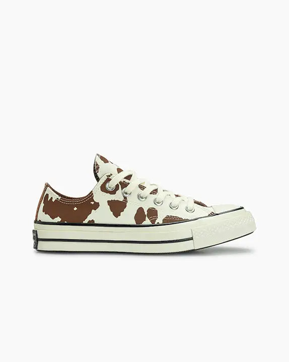 Tênis Converse Chuck 70 Cow Print Cano Baixo Marrom