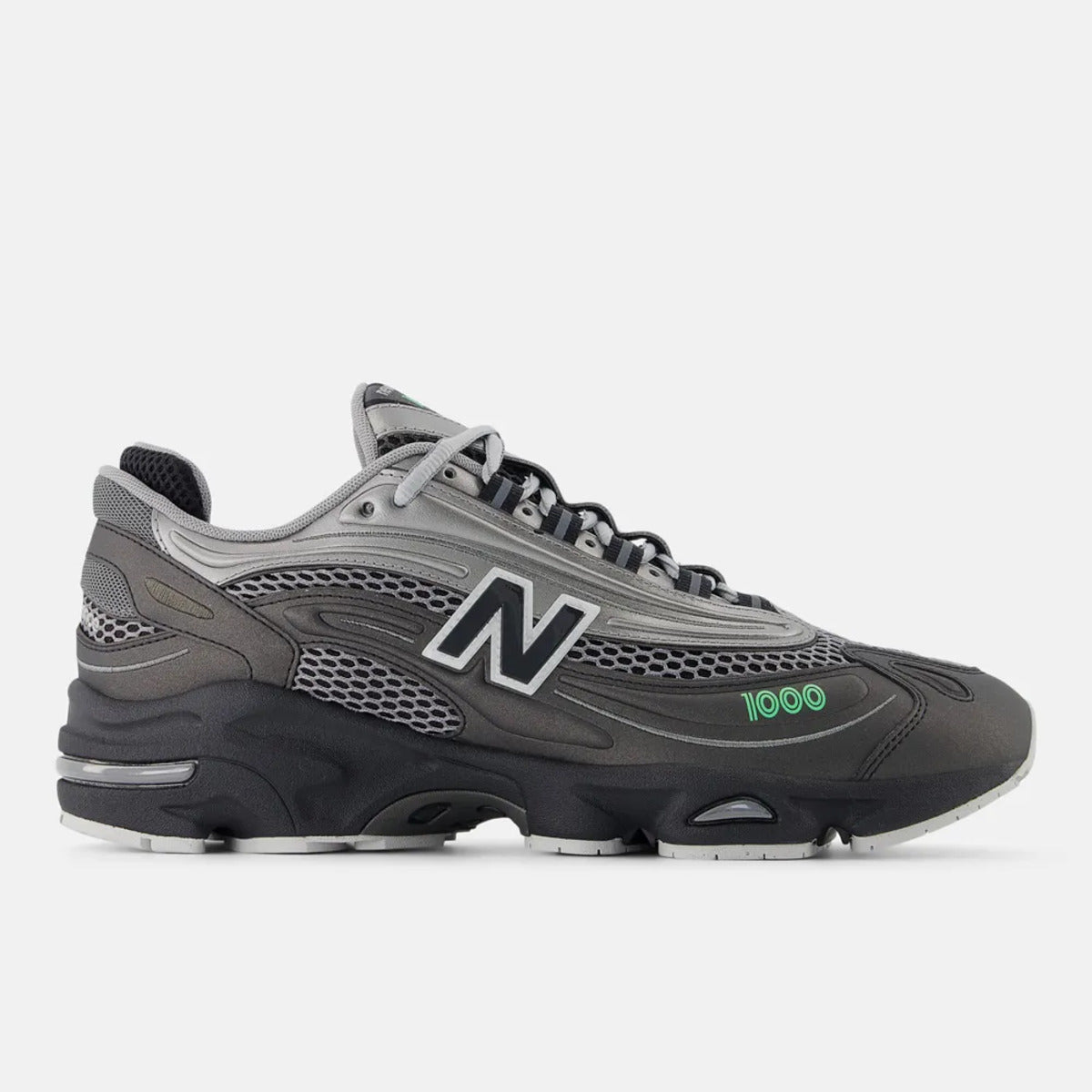 Tênis New Balance 1000 Preto Verde Claro