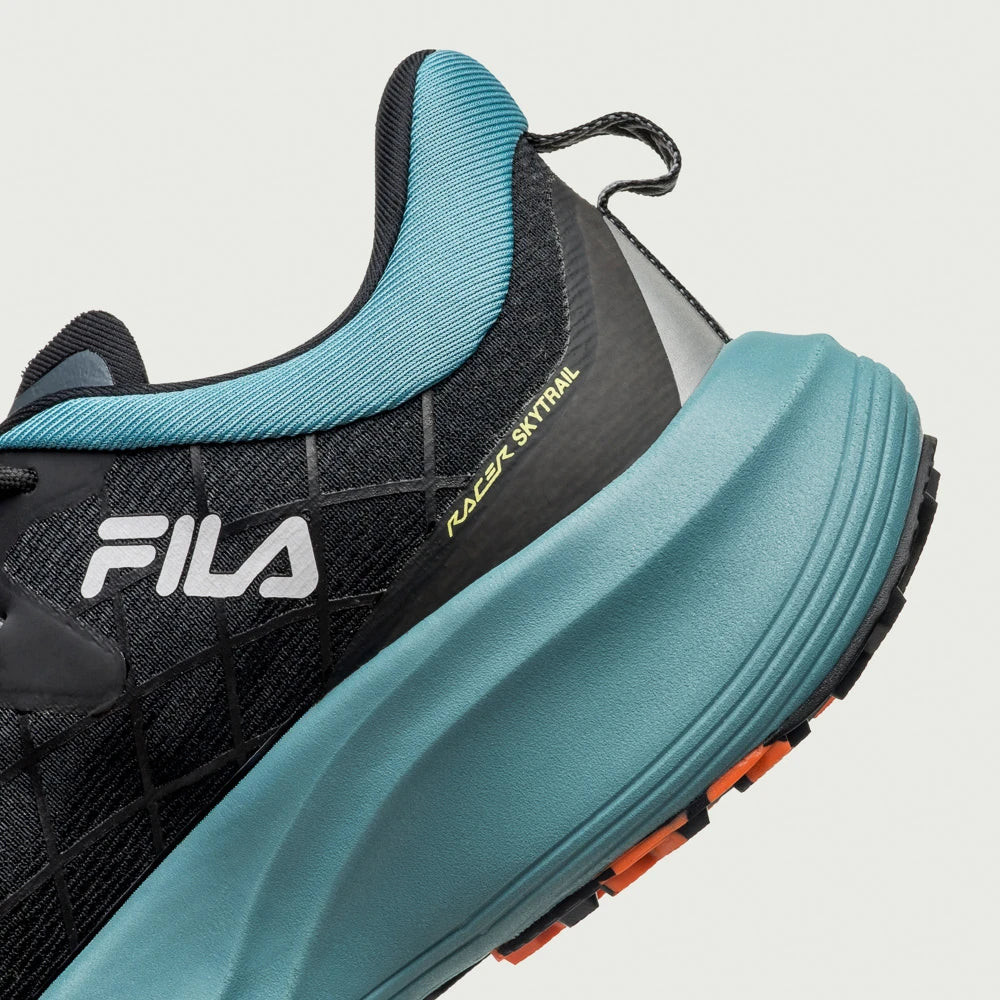 Tenis Fila Racer Skytrail Masculino Preto Azul Petroleo