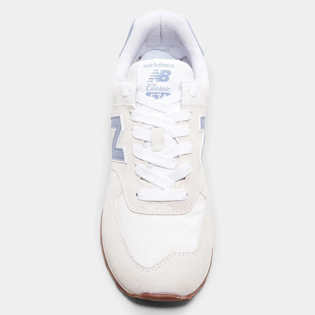 Tênis New Balance 574v2 Bege Azul