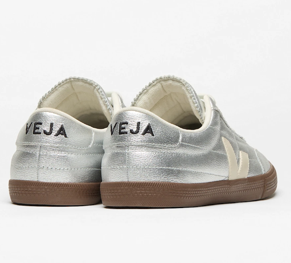 Tênis Veja Panenka Leather Silver White Pierre Bark