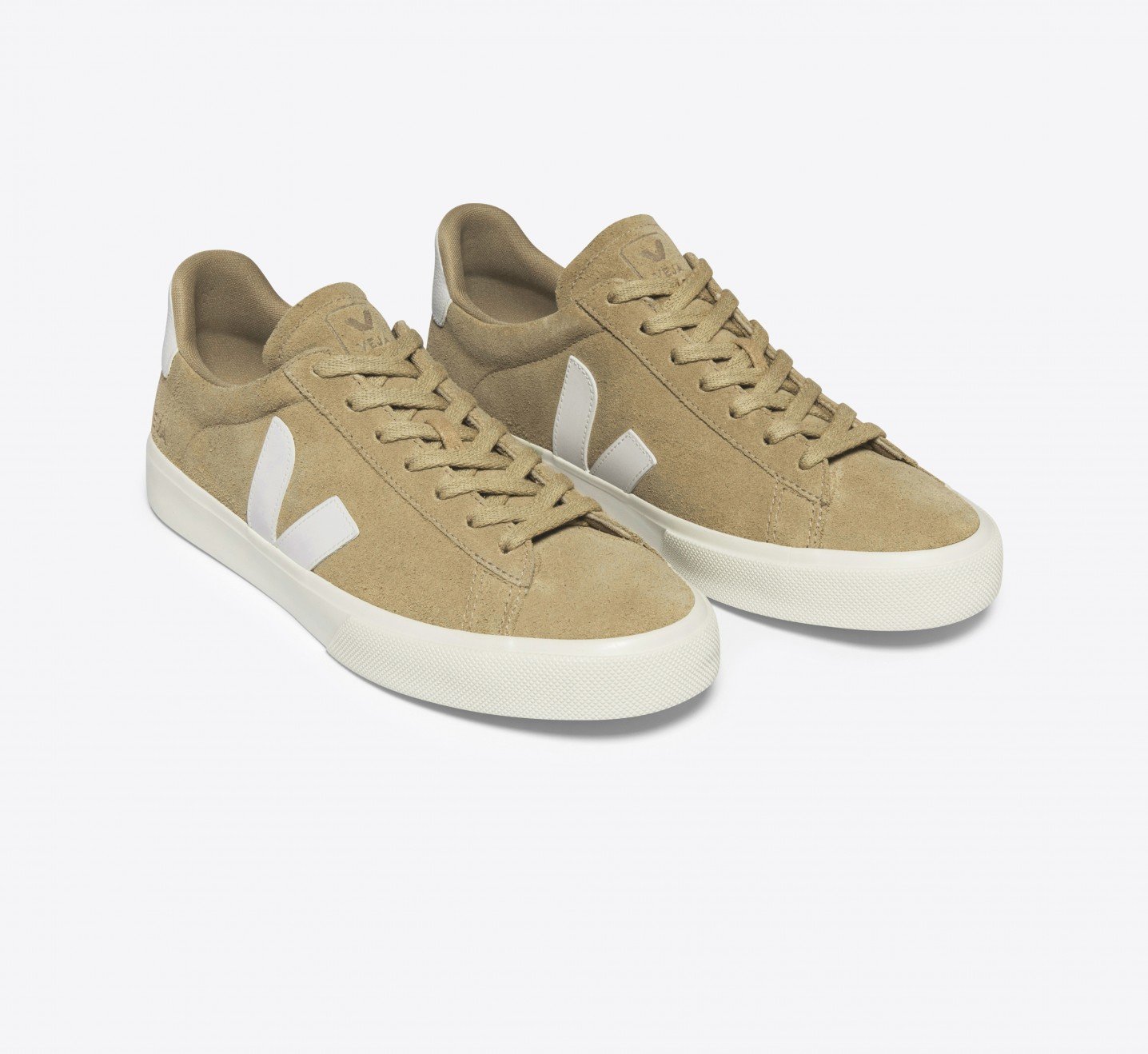 Tênis Veja Campo Suede Dune White